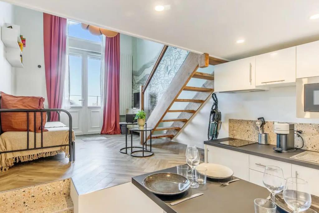 Juste La Plage - Studio Classe 3 Etoiles - Face A La Mer 乌尔加特 外观 照片